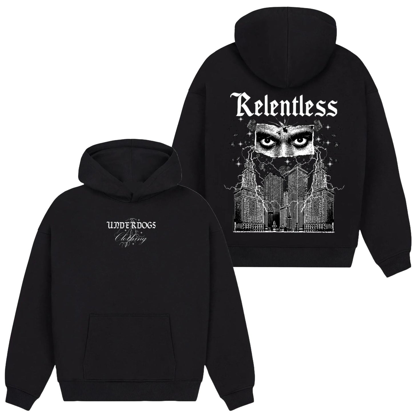 Underdogs felpa oversize relentless