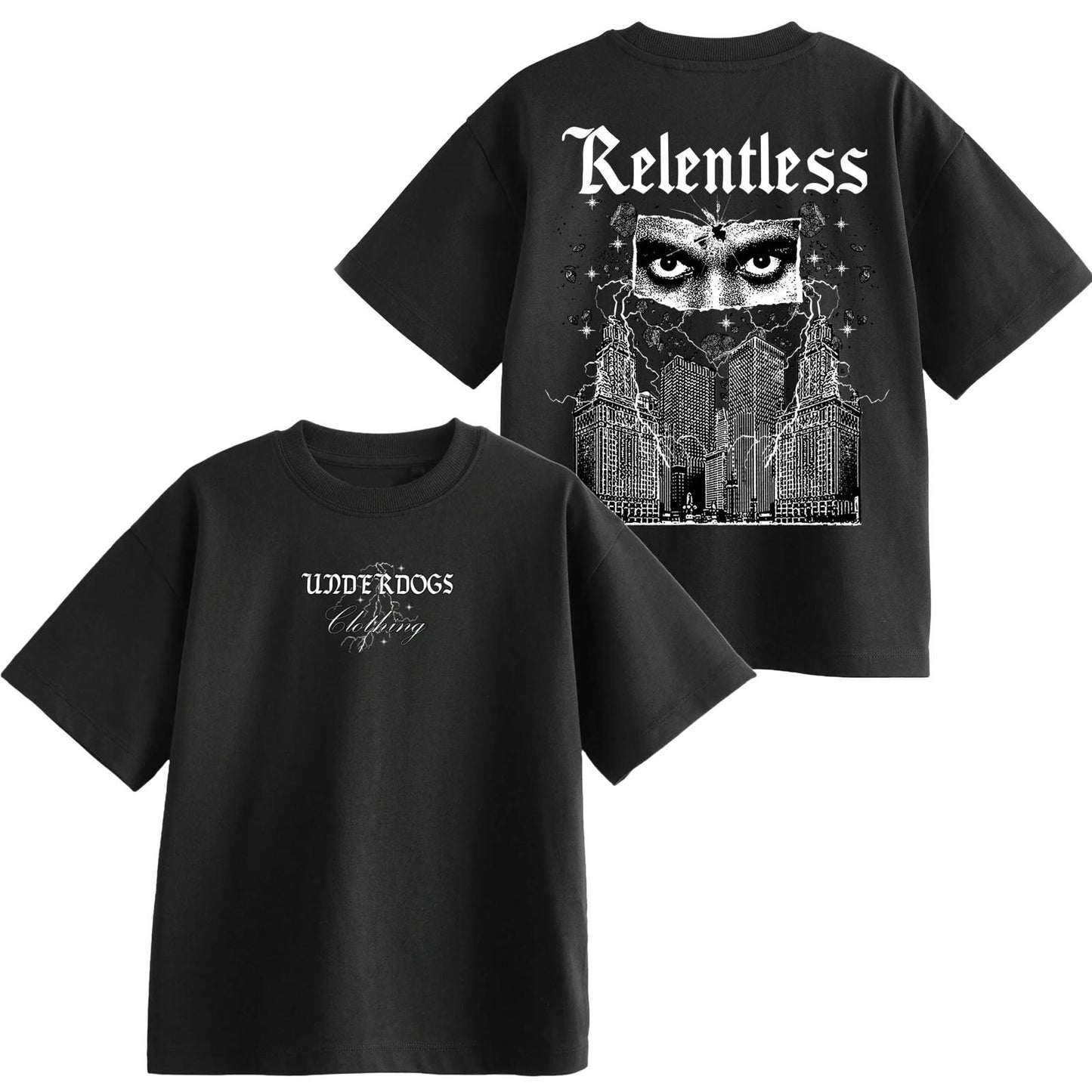 Underdogs maglietta oversize Relentless