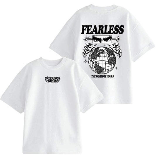 Underdogs maglietta bianca Fearless